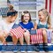 4th of July Face & Body Glitter Gel – Red, White & Blue Chunky Patriotic Glitter for Women & Kids | Independence Day Makeup, Star & Freckle Holographic Glitter for Festivals & Parades (Red White and Blue Body Glitter)